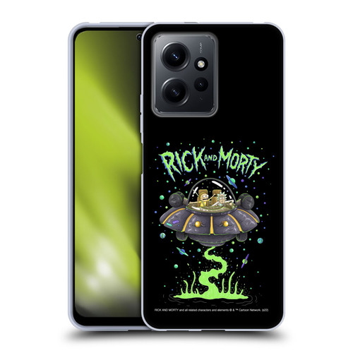 Rick And Morty Season 1 & 2 Graphics The Space Cruiser Soft Gel Case for Xiaomi Redmi Note 12 4G