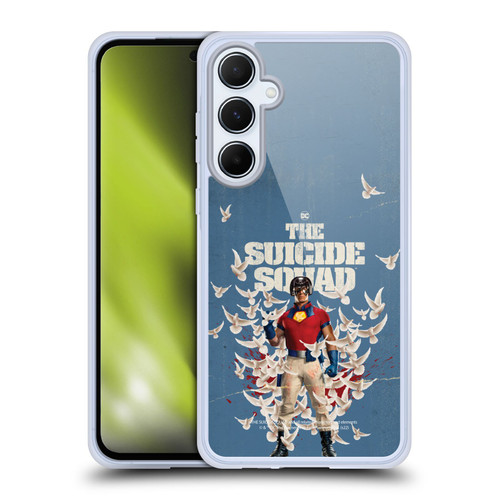 The Suicide Squad 2021 Character Poster Peacemaker Soft Gel Case for Samsung Galaxy A55 5G