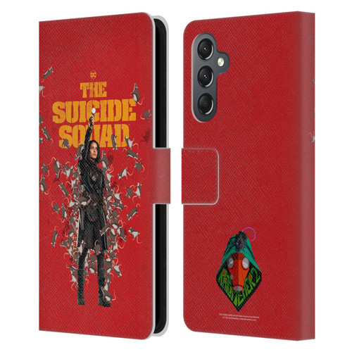 The Suicide Squad 2021 Character Poster Ratcatcher Leather Book Wallet Case Cover For Samsung Galaxy A25 5G