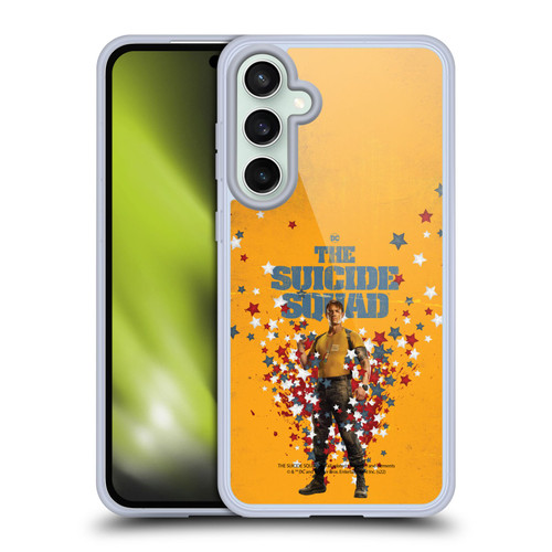 The Suicide Squad 2021 Character Poster Rick Flag Soft Gel Case for Samsung Galaxy S23 FE 5G