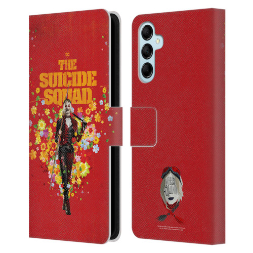 The Suicide Squad 2021 Character Poster Harley Quinn Leather Book Wallet Case Cover For Samsung Galaxy M14 5G