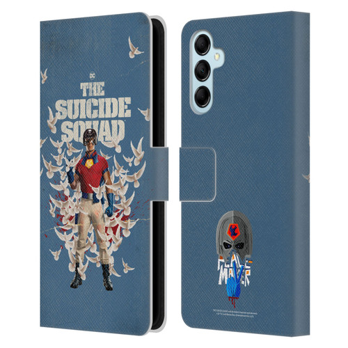 The Suicide Squad 2021 Character Poster Peacemaker Leather Book Wallet Case Cover For Samsung Galaxy M14 5G