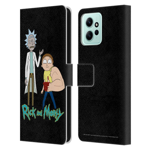 Rick And Morty Season 3 Character Art Rick and Morty Leather Book Wallet Case Cover For Xiaomi Redmi 12