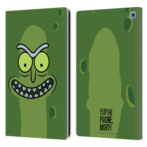 Rick And Morty Season 3 Graphics Pickle Rick Leather Book Wallet Case Cover For Amazon Fire HD 10 / Plus 2021