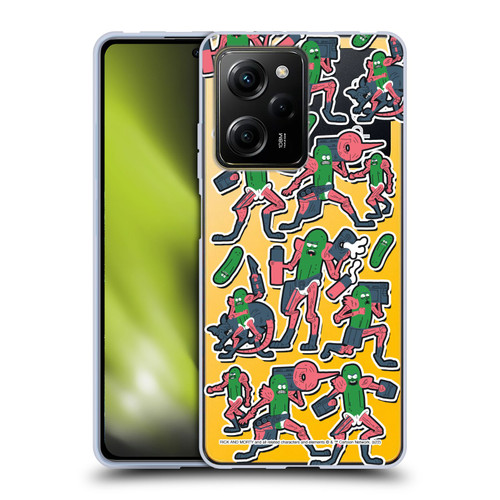 Rick And Morty Season 3 Character Art Pickle Rick Stickers Print Soft Gel Case for Xiaomi Redmi Note 12 Pro 5G