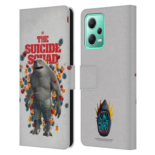 The Suicide Squad 2021 Character Poster King Shark Leather Book Wallet Case Cover For Xiaomi Redmi Note 12 5G