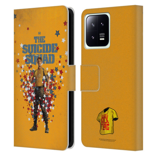 The Suicide Squad 2021 Character Poster Rick Flag Leather Book Wallet Case Cover For Xiaomi 13 5G