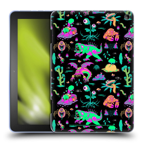 Rick And Morty Season 3 Graphics Aliens Soft Gel Case for Amazon Fire HD 8/Fire HD 8 Plus 2020