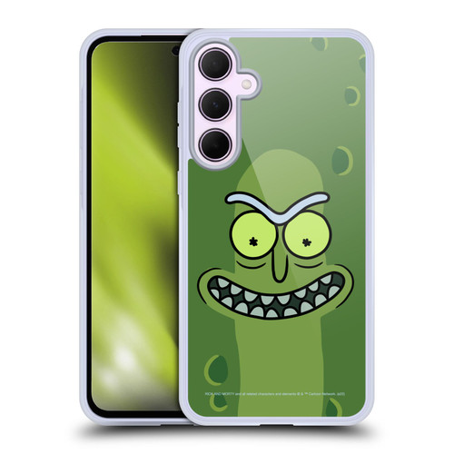 Rick And Morty Season 3 Graphics Pickle Rick Soft Gel Case for Samsung Galaxy A35 5G