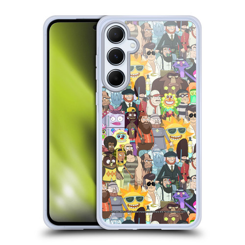 Rick And Morty Season 3 Graphics Parasite Soft Gel Case for Samsung Galaxy A55 5G