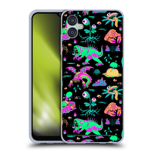 Rick And Morty Season 3 Graphics Aliens Soft Gel Case for Samsung Galaxy M04 5G / A04e