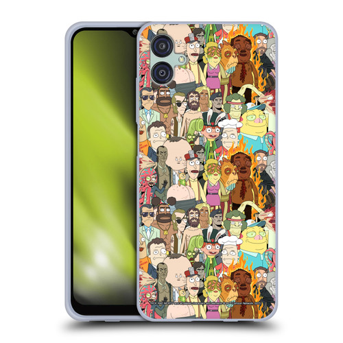 Rick And Morty Season 3 Graphics Interdimensional Space Cable Soft Gel Case for Samsung Galaxy M04 5G / A04e