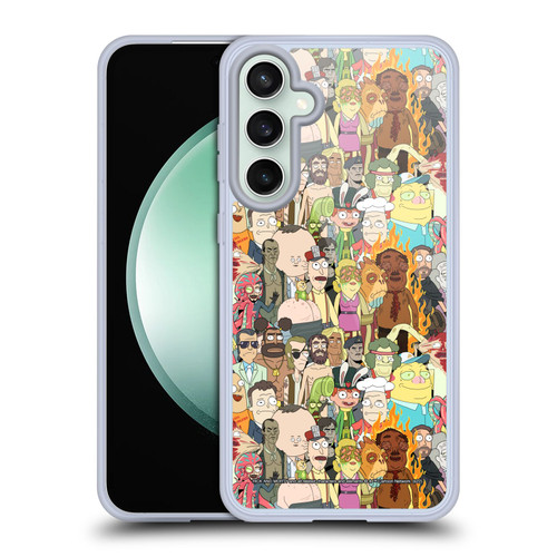 Rick And Morty Season 3 Graphics Interdimensional Space Cable Soft Gel Case for Samsung Galaxy S23 FE 5G & MagSafe