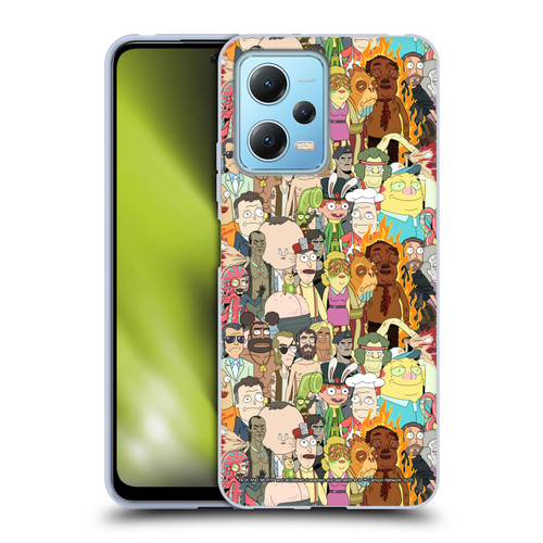 Rick And Morty Season 3 Graphics Interdimensional Space Cable Soft Gel Case for Xiaomi Redmi Note 12 5G