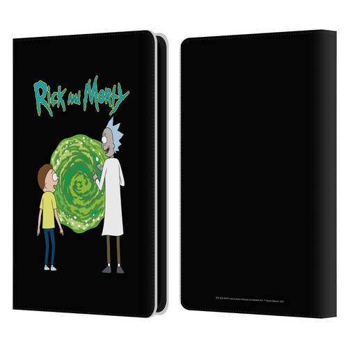 Rick And Morty Season 5 Graphics Character Art Leather Book Wallet Case Cover For Amazon Kindle Paperwhite 5 (2021)
