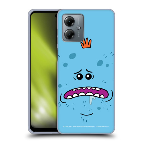 Rick And Morty Season 4 Graphics Mr. Meeseeks Soft Gel Case for Motorola Moto G14