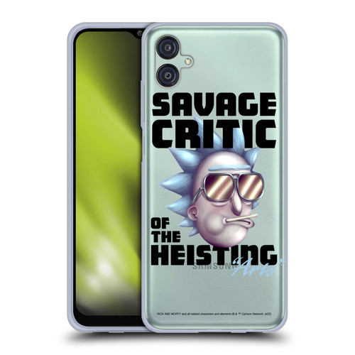 Rick And Morty Season 4 Graphics Savage Critic Soft Gel Case for Samsung Galaxy M04 5G / A04e