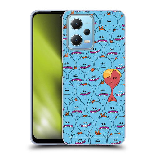 Rick And Morty Season 4 Graphics Mr. Meeseeks Pattern Soft Gel Case for Xiaomi Redmi Note 12 5G