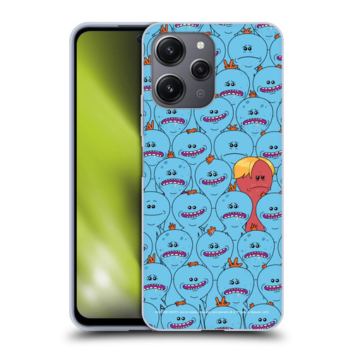 Rick And Morty Season 4 Graphics Mr. Meeseeks Pattern Soft Gel Case for Xiaomi Redmi 12
