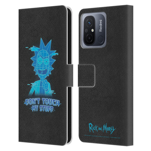 Rick And Morty Season 5 Graphics Don't Touch My Stuff Leather Book Wallet Case Cover For Xiaomi Redmi 12C