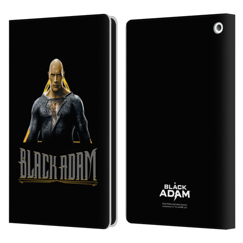 Black Adam Graphics Black Adam Leather Book Wallet Case Cover For Amazon Fire HD 8/Fire HD 8 Plus 2020