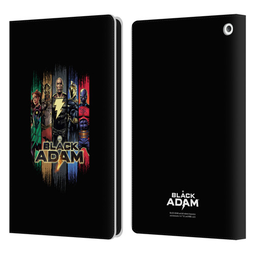 Black Adam Graphics Group Leather Book Wallet Case Cover For Amazon Fire HD 8/Fire HD 8 Plus 2020