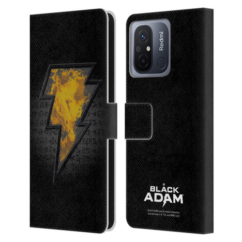 Black Adam Graphics Icon Leather Book Wallet Case Cover For Xiaomi Redmi 12C