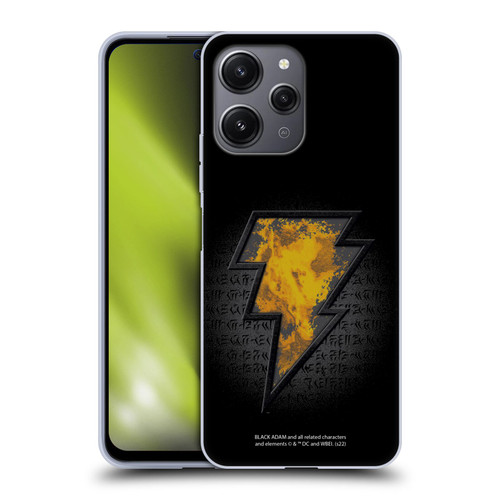 Black Adam Graphics Icon Soft Gel Case for Xiaomi Redmi 12