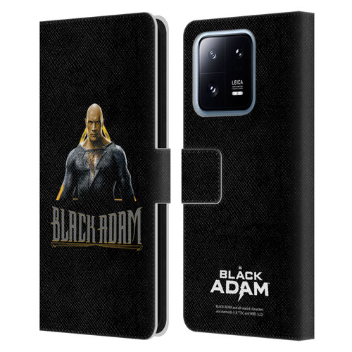 Black Adam Graphics Black Adam Leather Book Wallet Case Cover For Xiaomi 13 Pro 5G