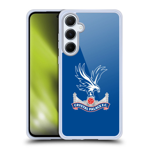 Crystal Palace FC Crest Plain Soft Gel Case for Samsung Galaxy A55 5G