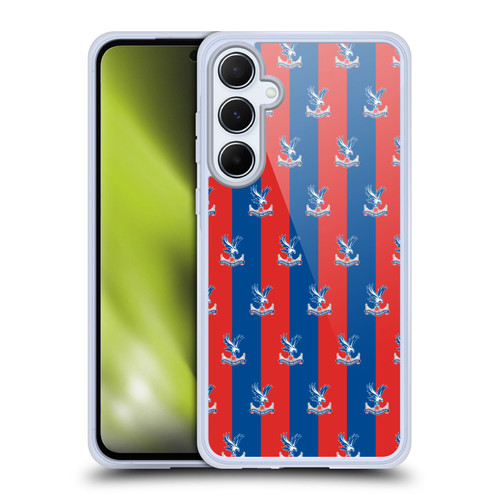 Crystal Palace FC Crest Pattern Soft Gel Case for Samsung Galaxy A55 5G