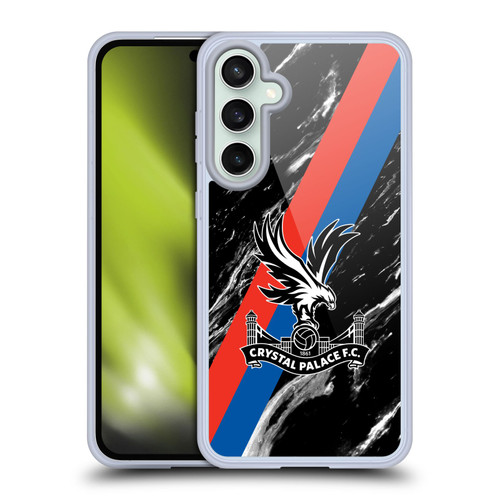 Crystal Palace FC Crest Black Marble Soft Gel Case for Samsung Galaxy S23 FE 5G & MagSafe