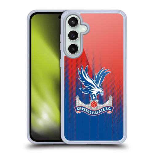 Crystal Palace FC Crest Halftone Soft Gel Case for Samsung Galaxy S23 FE 5G & MagSafe