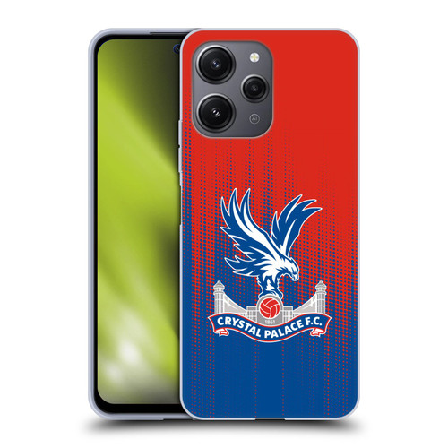Crystal Palace FC Crest Halftone Soft Gel Case for Xiaomi Redmi 12
