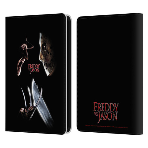 Freddy VS. Jason Graphics Freddy vs. Jason Leather Book Wallet Case Cover For Amazon Kindle 11th Gen 6in 2022