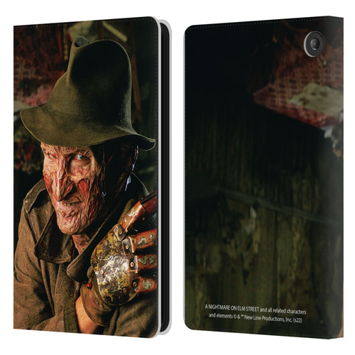 A Nightmare On Elm Street 4 The Dream Master Graphics Freddy Leather Book Wallet Case Cover For Amazon Fire 7 2022