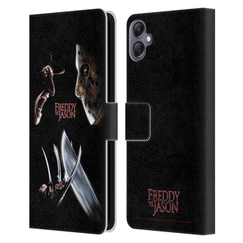Freddy VS. Jason Graphics Freddy vs. Jason Leather Book Wallet Case Cover For Samsung Galaxy A05