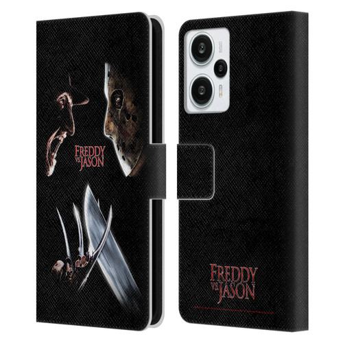 Freddy VS. Jason Graphics Freddy vs. Jason Leather Book Wallet Case Cover For Xiaomi Redmi Note 12T