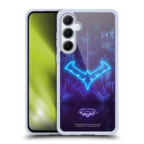 Gotham Knights Character Art Nightwing Soft Gel Case for Samsung Galaxy A55 5G