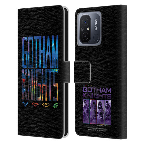 Gotham Knights Character Art Logo Leather Book Wallet Case Cover For Xiaomi Redmi 12C