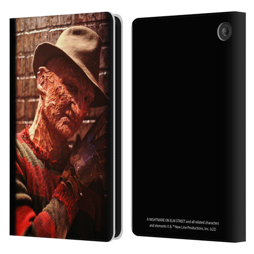 A Nightmare On Elm Street 3 Dream Warriors Graphics Freddy 3 Leather Book Wallet Case Cover For Amazon Fire 7 2022