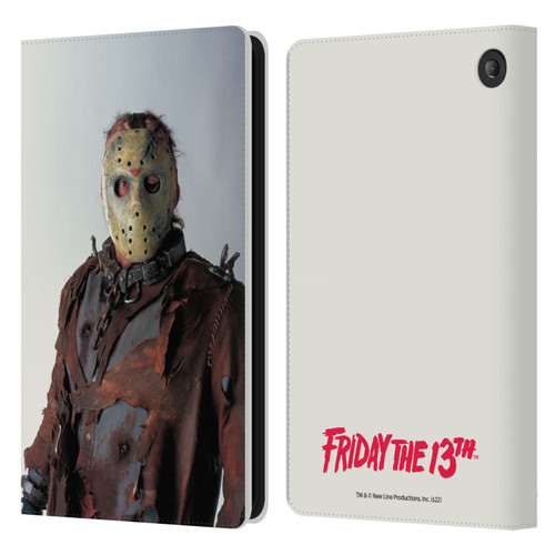 Friday the 13th: Jason X Graphics Jason Leather Book Wallet Case Cover For Amazon Fire 7 2022