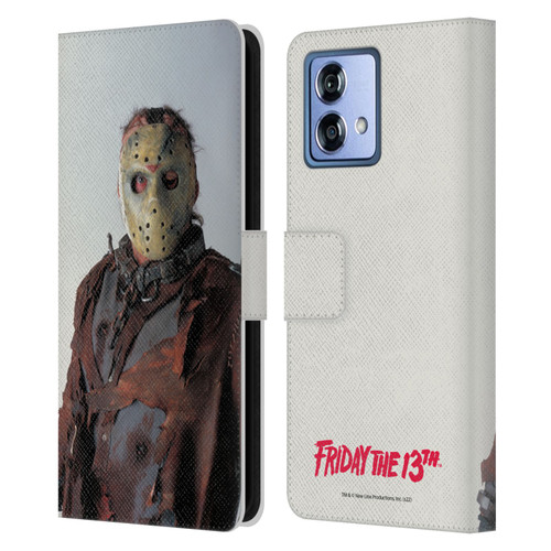 Friday the 13th: Jason X Graphics Jason Leather Book Wallet Case Cover For Motorola Moto G84 5G