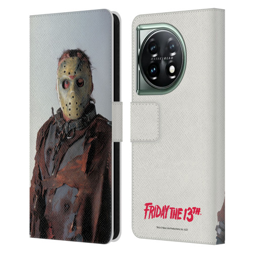 Friday the 13th: Jason X Graphics Jason Leather Book Wallet Case Cover For OnePlus 11 5G