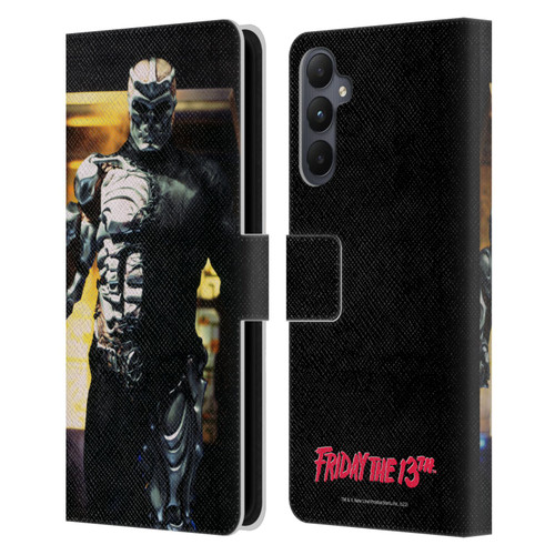 Friday the 13th: Jason X Graphics Jason Cyborg Leather Book Wallet Case Cover For Samsung Galaxy A05s