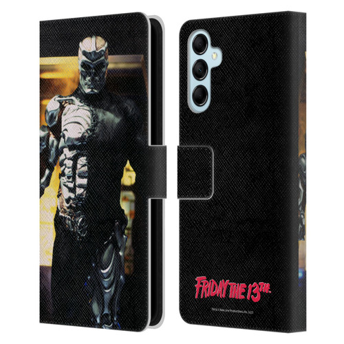 Friday the 13th: Jason X Graphics Jason Cyborg Leather Book Wallet Case Cover For Samsung Galaxy M14 5G
