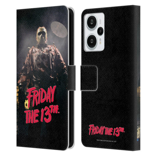 Friday the 13th: Jason X Graphics Jason Voorhees Leather Book Wallet Case Cover For Xiaomi Redmi Note 12T