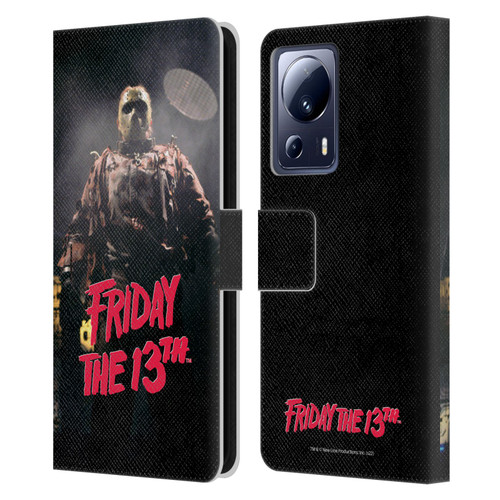 Friday the 13th: Jason X Graphics Jason Voorhees Leather Book Wallet Case Cover For Xiaomi 13 Lite 5G