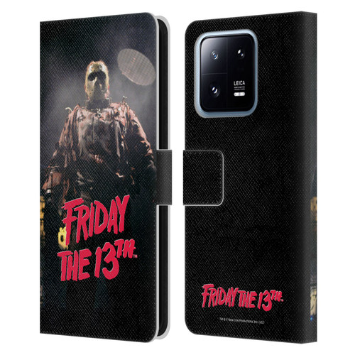 Friday the 13th: Jason X Graphics Jason Voorhees Leather Book Wallet Case Cover For Xiaomi 13 Pro 5G