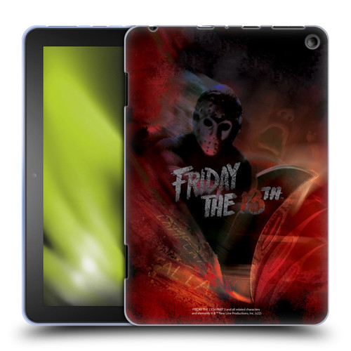 Friday the 13th Part III Key Art Poster Soft Gel Case for Amazon Fire HD 8/Fire HD 8 Plus 2020